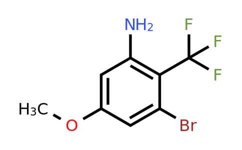 1807261-12-6 | 3-Bromo-5-methoxy-2-(trifluoromethyl)aniline