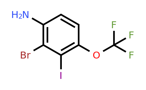 1807261-47-7 | 2-Bromo-3-iodo-4-(trifluoromethoxy)aniline