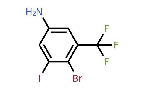 1807261-73-9 | 4-Bromo-3-iodo-5-(trifluoromethyl)aniline