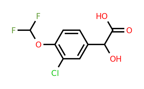 1807262-08-3 | 3-Chloro-4-(difluoromethoxy)mandelic acid