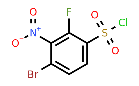1807262-18-5 | 4-Bromo-2-fluoro-3-nitrobenzenesulfonyl chloride