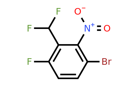 1807262-51-6 | 3-Bromo-6-fluoro-2-nitrobenzodifluoride