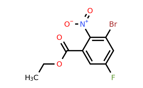 1807262-95-8 | Ethyl 3-bromo-5-fluoro-2-nitrobenzoate