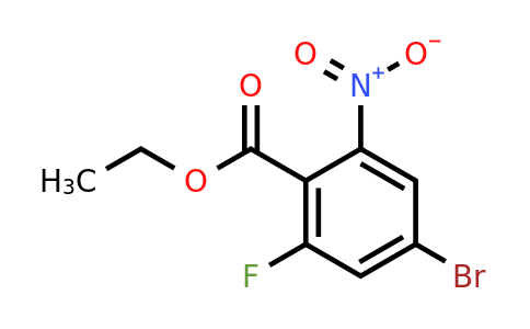 1807263-11-1 | Ethyl 4-bromo-2-fluoro-6-nitrobenzoate