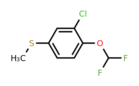 1807263-37-1 | 3-Chloro-4-(difluoromethoxy)thioanisole