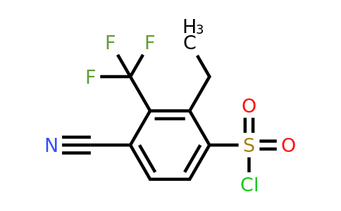 1807263-57-5 | 4-Cyano-2-ethyl-3-(trifluoromethyl)benzenesulfonylchloride