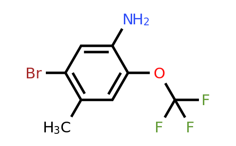 1807263-63-3 | 5-Bromo-4-methyl-2-(trifluoromethoxy)aniline