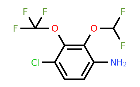 1807263-68-8 | 4-Chloro-2-difluoromethoxy-3-(trifluoromethoxy)aniline