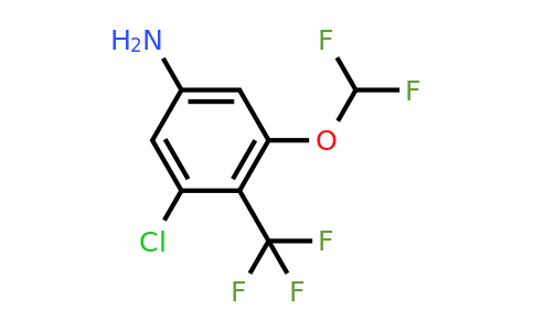 1807263-88-2 | 3-Chloro-5-difluoromethoxy-4-(trifluoromethyl)aniline