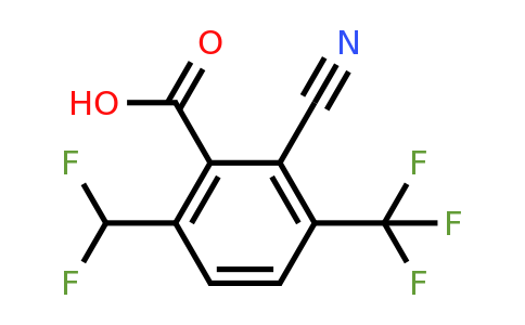 1807264-04-5 | 2-Cyano-6-difluoromethyl-3-(trifluoromethyl)benzoic acid