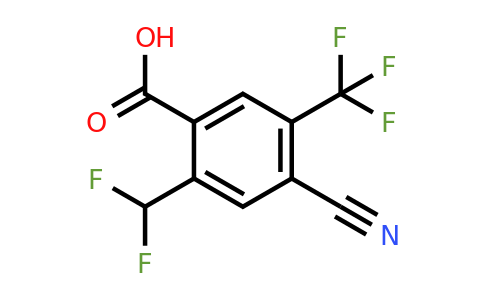 1807264-39-6 | 4-Cyano-2-difluoromethyl-5-(trifluoromethyl)benzoic acid