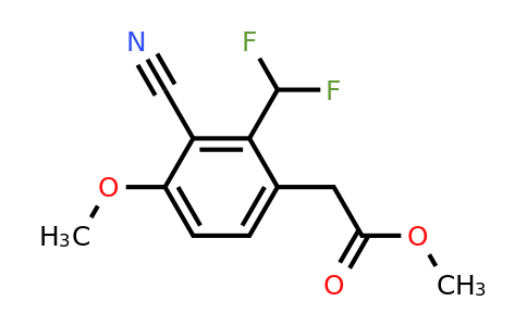 1807264-54-5 | Methyl 3-cyano-2-difluoromethyl-4-methoxyphenylacetate
