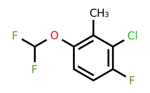 1807265-64-0 | 2-Chloro-6-difluoromethoxy-3-fluorotoluene