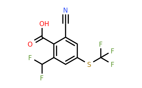 1807265-75-3 | 2-Cyano-6-difluoromethyl-4-(trifluoromethylthio)benzoic acid
