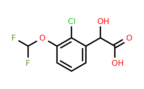 1807265-83-3 | 2-Chloro-3-(difluoromethoxy)mandelic acid