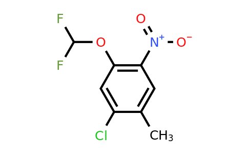 1807265-92-4 | 2-Chloro-4-difluoromethoxy-5-nitrotoluene