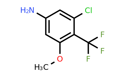 1807267-45-3 | 3-Chloro-5-methoxy-4-(trifluoromethyl)aniline