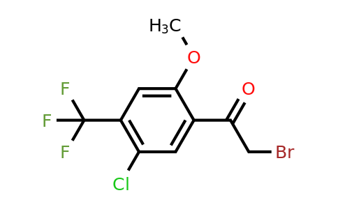 1807267-51-1 | 5'-Chloro-2'-methoxy-4'-(trifluoromethyl)phenacyl bromide