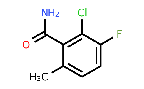 2-Chloro-3-fluoro-6-methylbenzamide