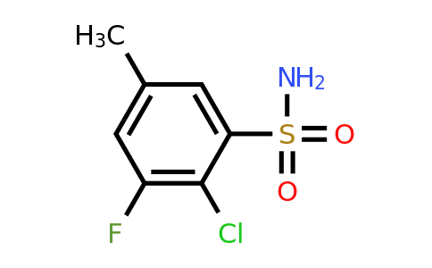 1807267-75-9 | 2-Chloro-3-fluoro-5-methylbenzenesulfonamide