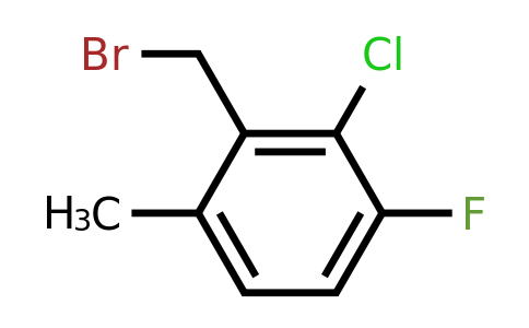 1807267-98-6 | 2-Chloro-3-fluoro-6-methylbenzyl bromide
