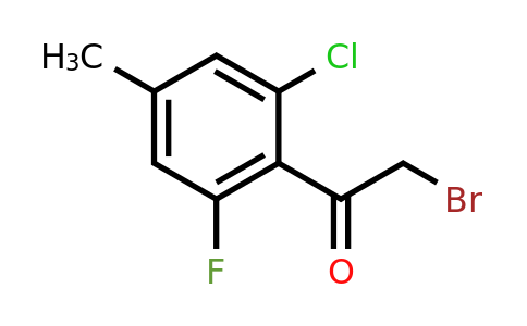 1807268-20-7 | 2'-Chloro-6'-fluoro-4'-methylphenacyl bromide