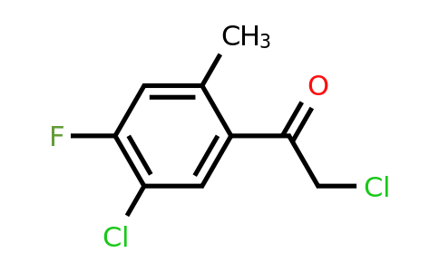 1807268-35-4 | 5'-Chloro-4'-fluoro-2'-methylphenacyl chloride