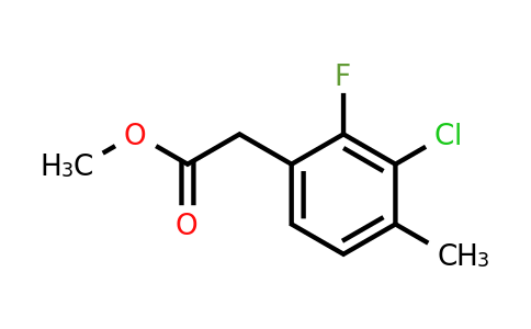 1807268-42-3 | Methyl 3-chloro-2-fluoro-4-methylphenylacetate