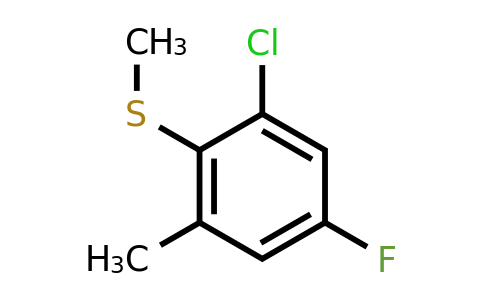 1807268-50-3 | 2-Chloro-4-fluoro-6-methylthioanisole