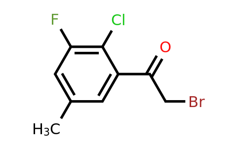 1807269-09-5 | 2'-Chloro-3'-fluoro-5'-methylphenacyl bromide