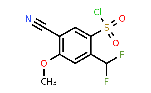 1807269-31-3 | 5-Cyano-2-difluoromethyl-4-methoxybenzenesulfonylchloride