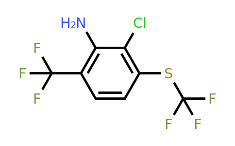 1807269-92-6 | 2-Chloro-6-trifluoromethyl-3-(trifluoromethylthio)aniline