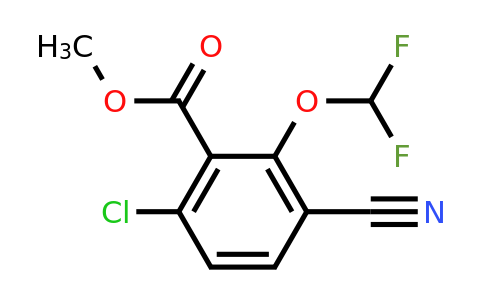 1807269-99-3 | Methyl 6-chloro-3-cyano-2-(difluoromethoxy)benzoate