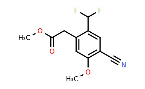 1807270-49-0 | Methyl 4-cyano-2-difluoromethyl-5-methoxyphenylacetate