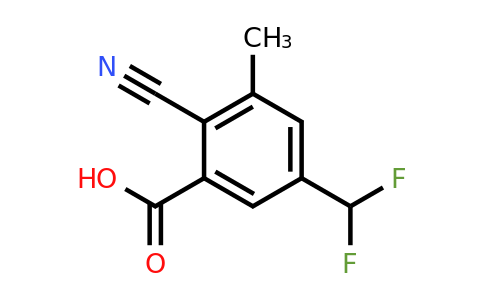 1807270-64-9 | 2-Cyano-5-difluoromethyl-3-methylbenzoic acid