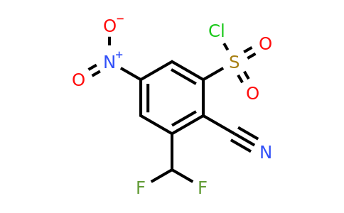 1807271-43-7 | 2-Cyano-3-difluoromethyl-5-nitrobenzenesulfonylchloride
