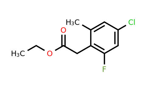 1807271-63-1 | Ethyl 4-chloro-2-fluoro-6-methylphenylacetate