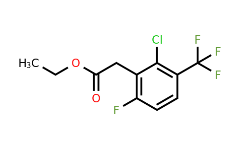 1807271-66-4 | Ethyl 2-chloro-6-fluoro-3-(trifluoromethyl)phenylacetate