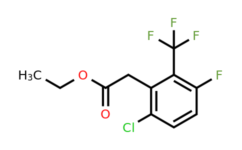 1807271-88-0 | Ethyl 6-chloro-3-fluoro-2-(trifluoromethyl)phenylacetate