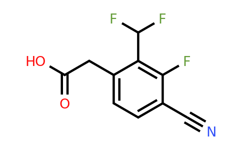 1807272-31-6 | 4-Cyano-2-difluoromethyl-3-fluorophenylacetic acid