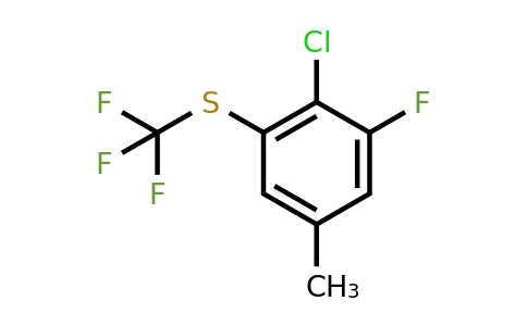 4-Chloro-3-fluoro-5-(trifluoromethylthio)toluene