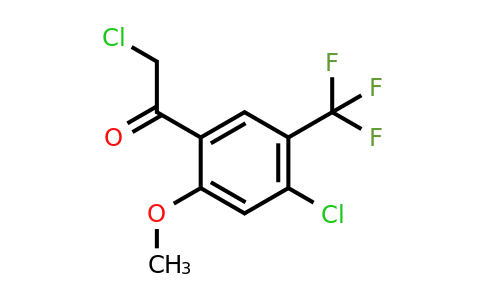 1807273-94-4 | 4'-Chloro-2'-methoxy-5'-(trifluoromethyl)phenacyl chloride