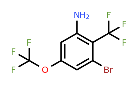 1807274-35-6 | 3-Bromo-5-trifluoromethoxy-2-(trifluoromethyl)aniline