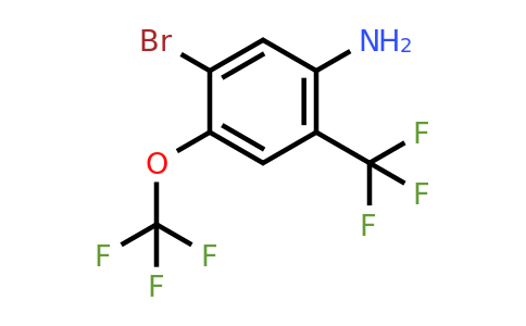 1807274-42-5 | 5-Bromo-4-trifluoromethoxy-2-(trifluoromethyl)aniline