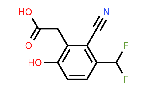 1807275-42-8 | 2-Cyano-3-difluoromethyl-6-hydroxyphenylacetic acid