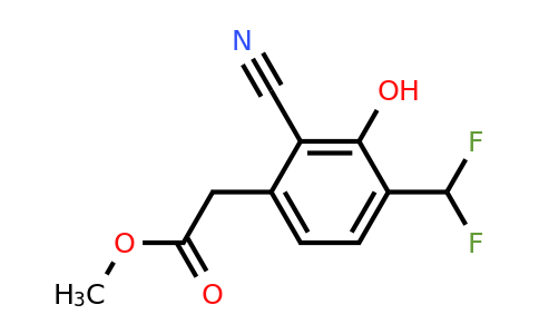 1807275-53-1 | Methyl 2-cyano-4-difluoromethyl-3-hydroxyphenylacetate
