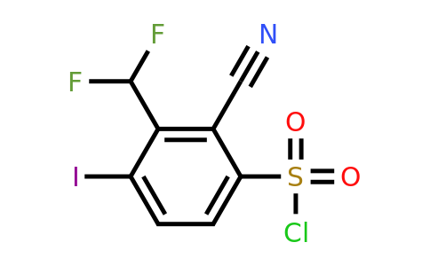 1807275-61-1 | 2-Cyano-3-difluoromethyl-4-iodobenzenesulfonylchloride