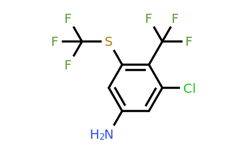 1807275-97-3 | 3-Chloro-4-trifluoromethyl-5-(trifluoromethylthio)aniline