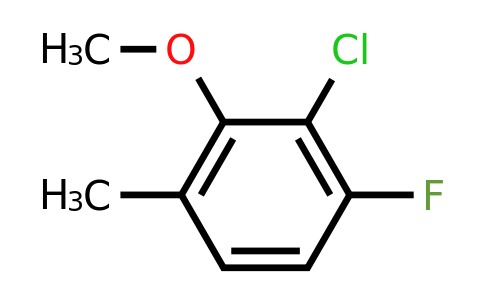1807276-30-7 | 2-Chloro-3-fluoro-6-methylanisole