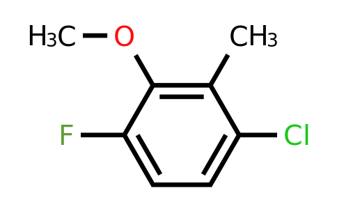 1807276-36-3 | 3-Chloro-6-fluoro-2-methylanisole